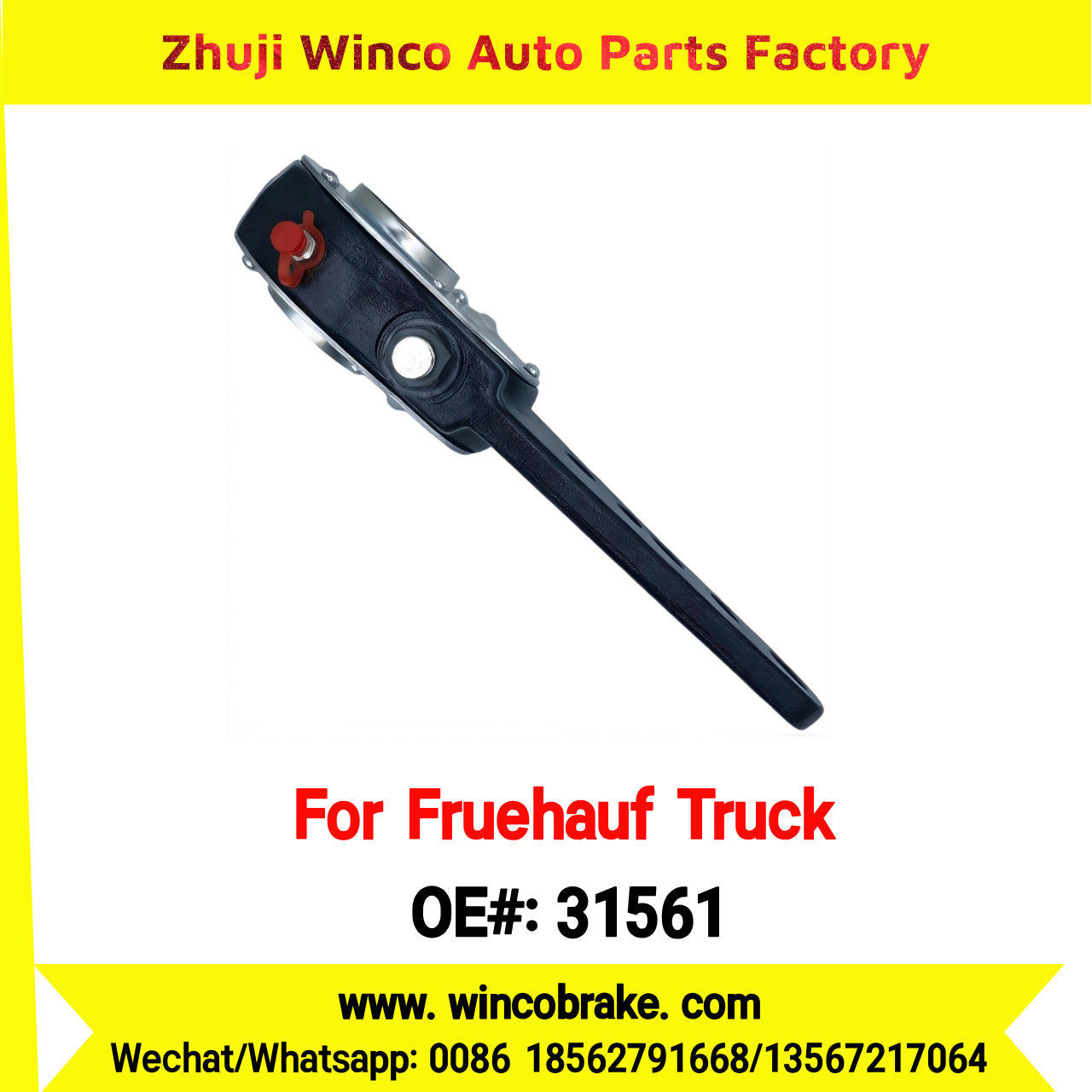 Winco OEM 31561 Manual Slack Adjuster for Truck Brake Systems 37 Teeth Straight Fruehauf Truck OEM 31561 Haldex Replacement SUIT TO AMERICAN TRUCKS