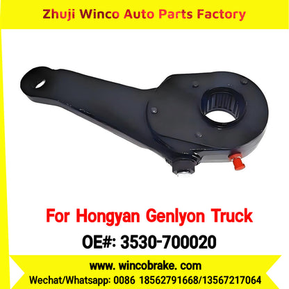 Winco OEM 3530-700020 China Hongyan Genlyon Brake Slack Adjuster New Condition Factory Supplied