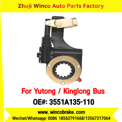 Winco OEM 3551A135-110 Automatic Slack Adjuster for Suit to China Yutong Kinglong Bus Brake Parts RH 14 Teeth