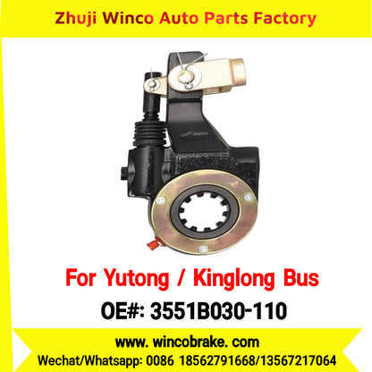 Winco OEM 3551B030-110 Automatic Slack Adjuster for Suit to China Yutong Kinglong Bus Brake Parts RH 14 Teeth
