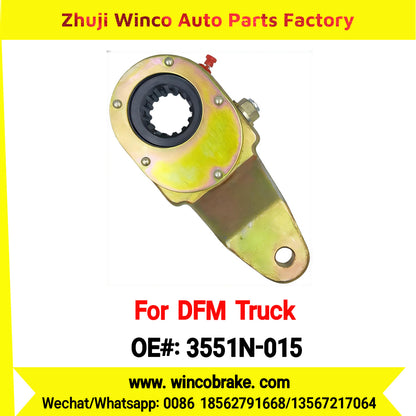 Winco OEM 3551N-015 Manual Slack Adjuster for Suit to Chinese DONGFENG DFM 153 Truck Front Straight Rear LH 14 teeth