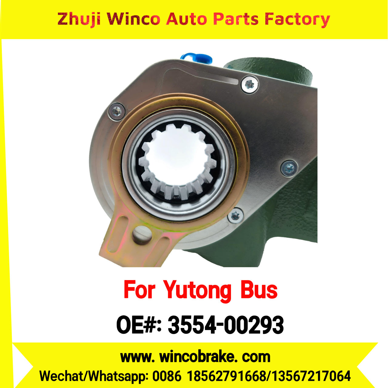 Winco OEM 3554-00293 Automatic Slack Adjuster TO FIT YUTONG BUS HY209D