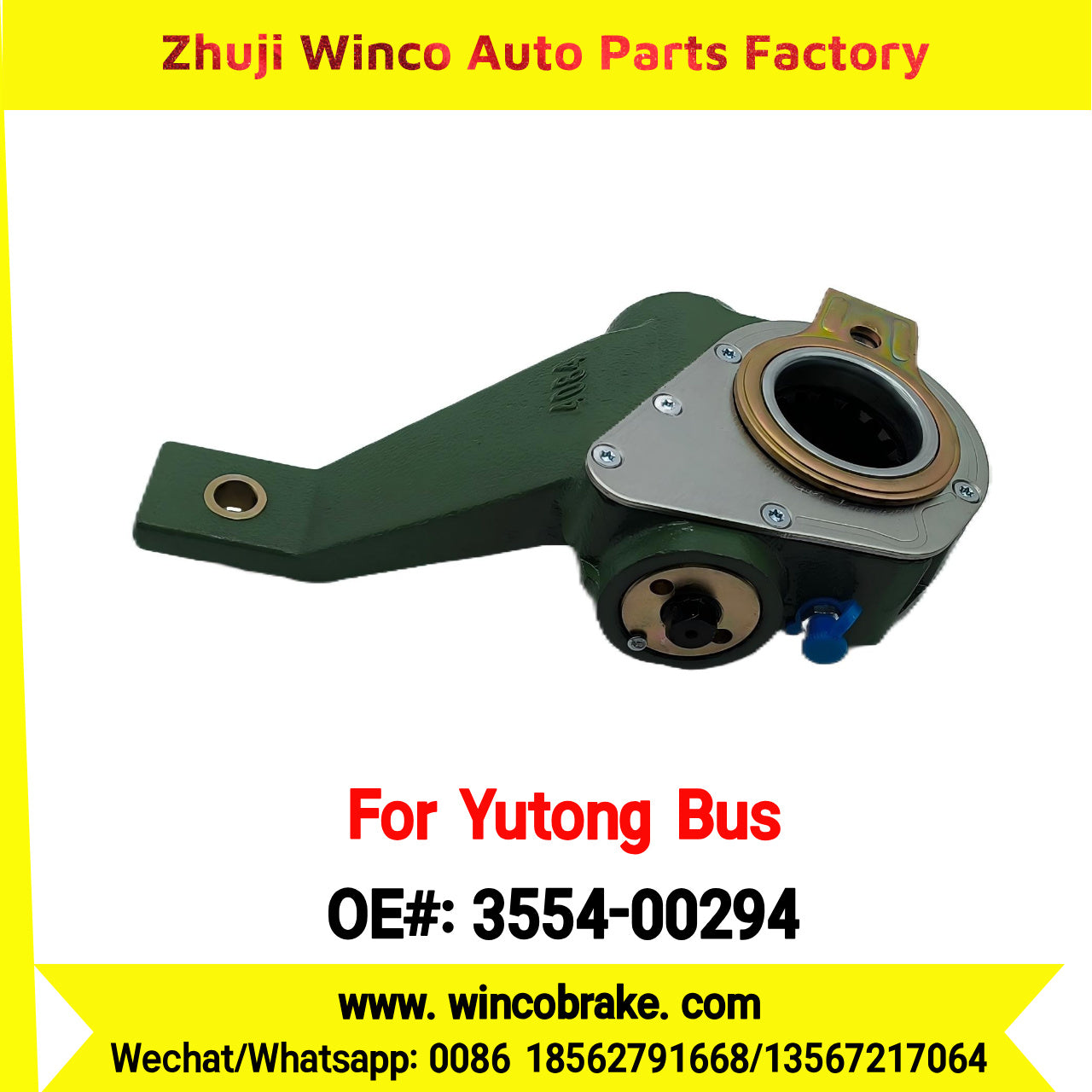 Winco OEM 3554-00294 Automatic Slack Adjuster TO FIT YUTONG BUS HZ209D