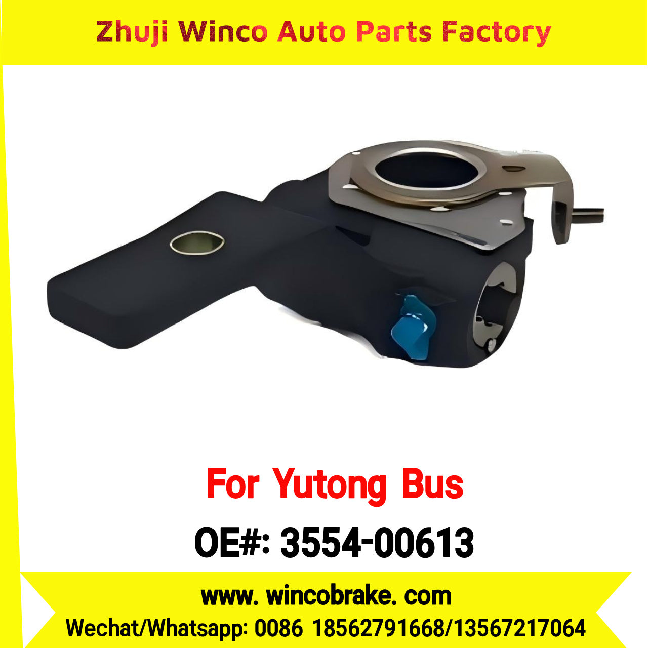 Winco OEM 3554-00613 24 Teeth Automatic Slack Adjuster New Condition Supply for China Brand Buses