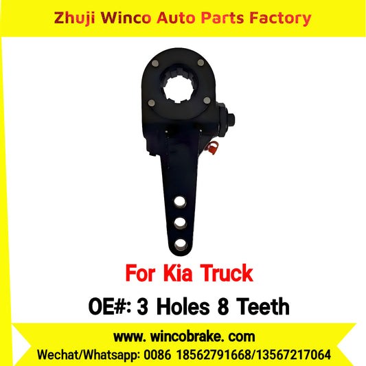 Winco OEM 3 Holes 8 Teeth New Condition Korean Truck Brake Slack Adjuster with 3 Holes and 8 Teeth for Southeast Asia Market
