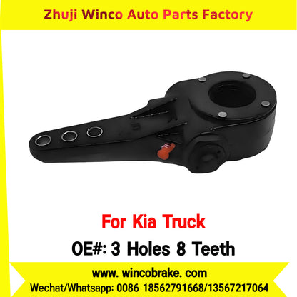 Winco OEM 3 Holes 8 Teeth New Condition Korean Truck Brake Slack Adjuster with 3 Holes and 8 Teeth for Southeast Asia Market