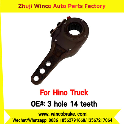 Winco OEM 3 hole 14 teeth Manual Slack Adjuster with 3 Holes and 14 Teeth for Truck Brake Systems Exported to Southeast Asia Market