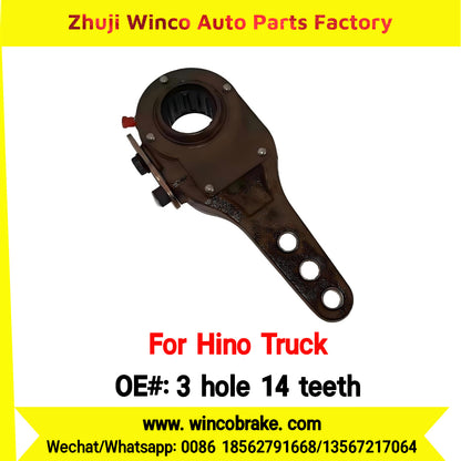 Winco OEM 3 hole 14 teeth Manual Slack Adjuster with 3 Holes and 14 Teeth for Truck Brake Systems Exported to Southeast Asia Market