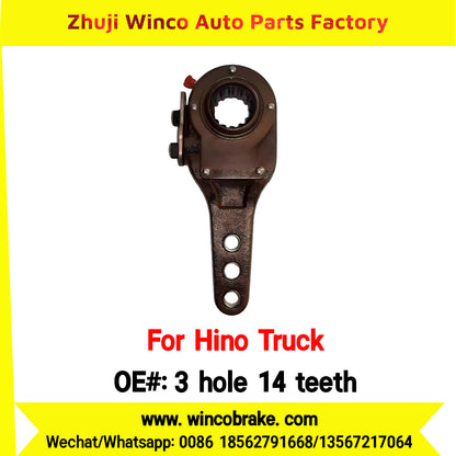 Winco OEM 3 hole 14 teeth Manual Slack Adjuster with 3 Holes and 14 Teeth for Truck Brake Systems Exported to Southeast Asia Market