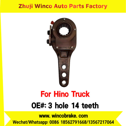 Winco OEM 3 hole 14 teeth Manual Slack Adjuster with 3 Holes and 14 Teeth for Truck Brake Systems Exported to Southeast Asia Market