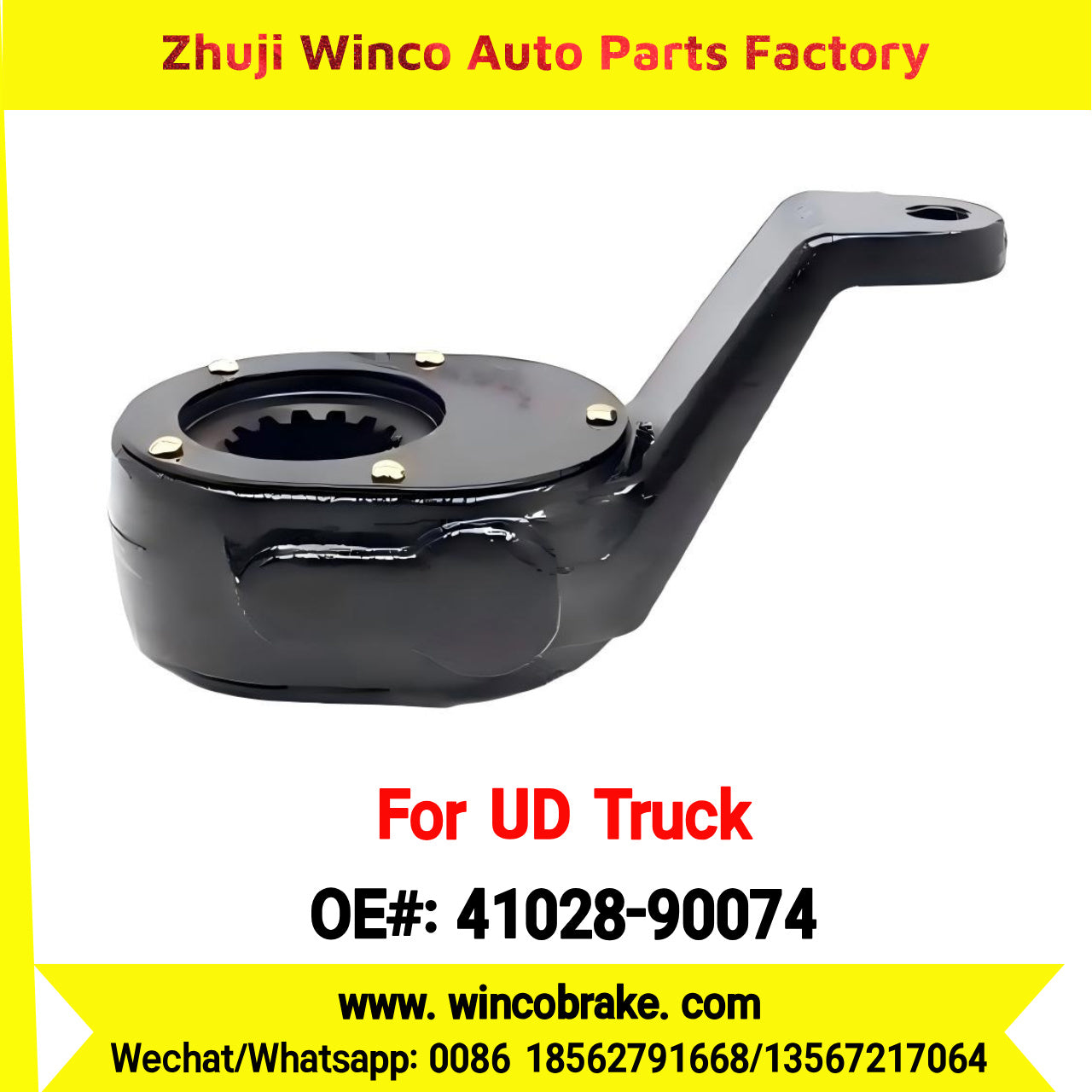 Winco OEM 41028-90074 UD CW520 Truck Brake System Manual Slack Adjuster RH Supply for Truck Model