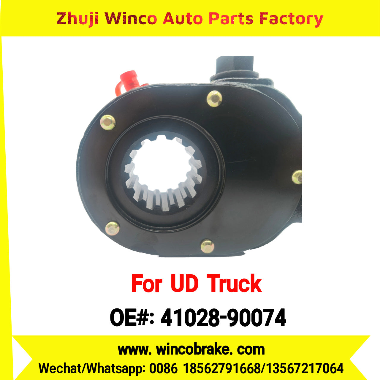 Winco OEM 41028-90074 Manual Slack Adjuster for Suit to RH NISSAN UD Trucks CW520 to Southeast Asia Market 14 Teeth