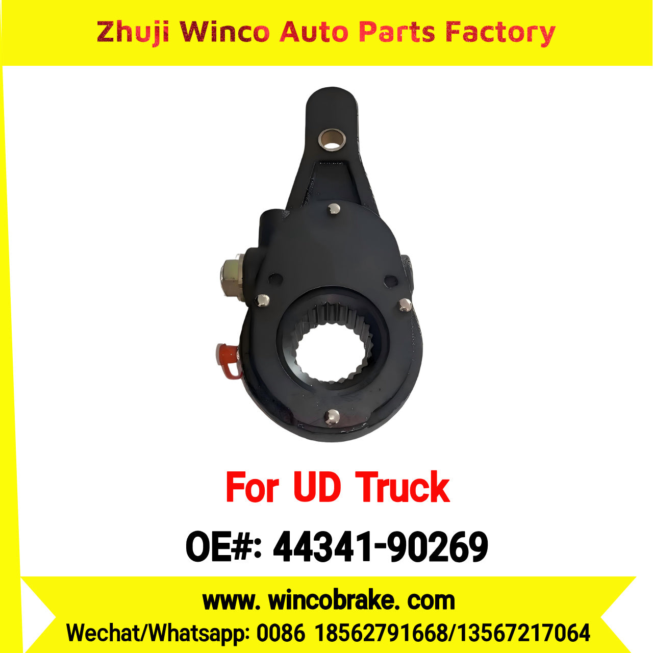 Winco OEM 44341-90269 New Manual Brake Adjuster for UD Trucks Export to Southeast Asia Market