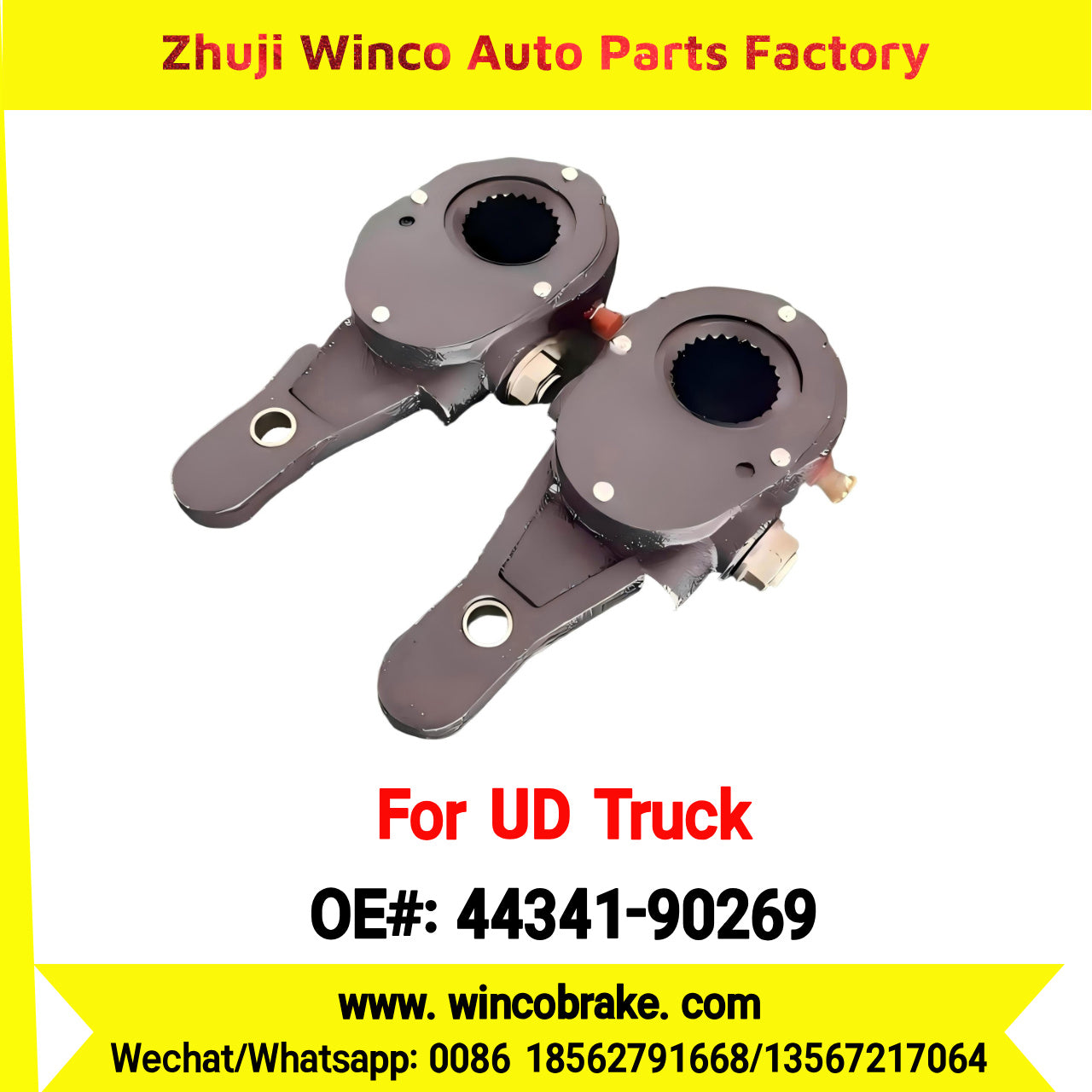 Winco OEM 44341-90269 New Manual Brake Adjuster for UD Trucks Export to Southeast Asia Market