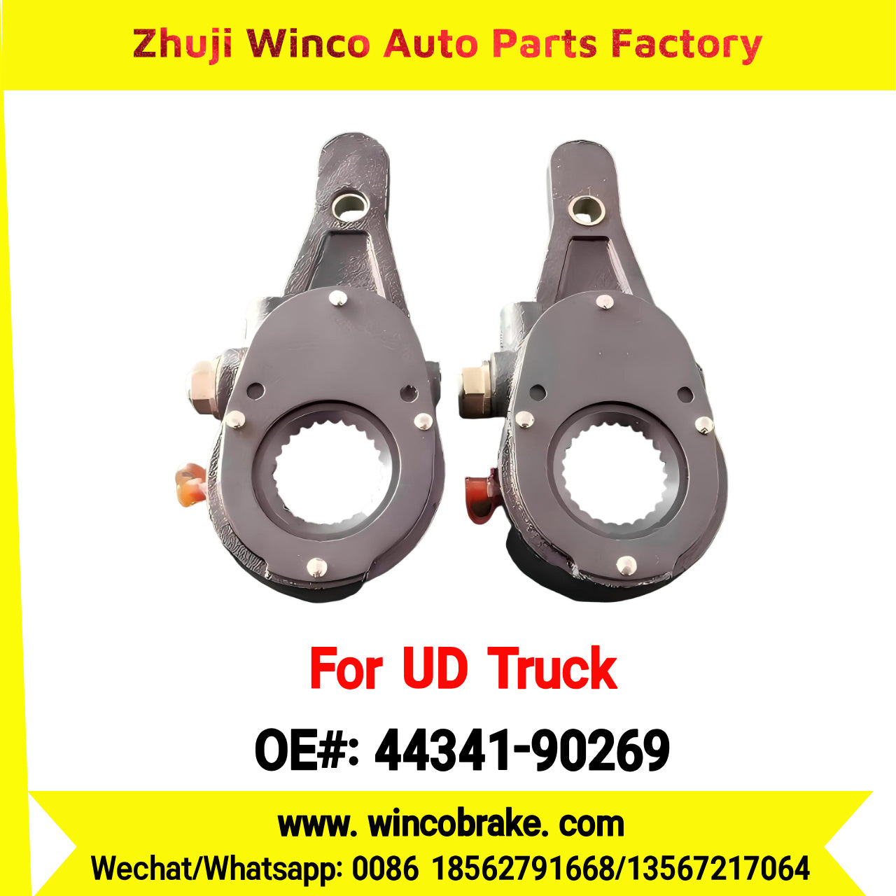 Winco OEM 44341-90269 New Manual Brake Adjuster for UD Trucks Export to Southeast Asia Market