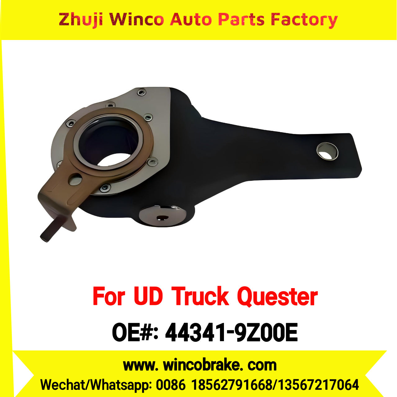 Winco OEM 44341-9Z00E 24 Teeth Automatic Slack Adjuster for UD QUESTER to Southeast Asia Market