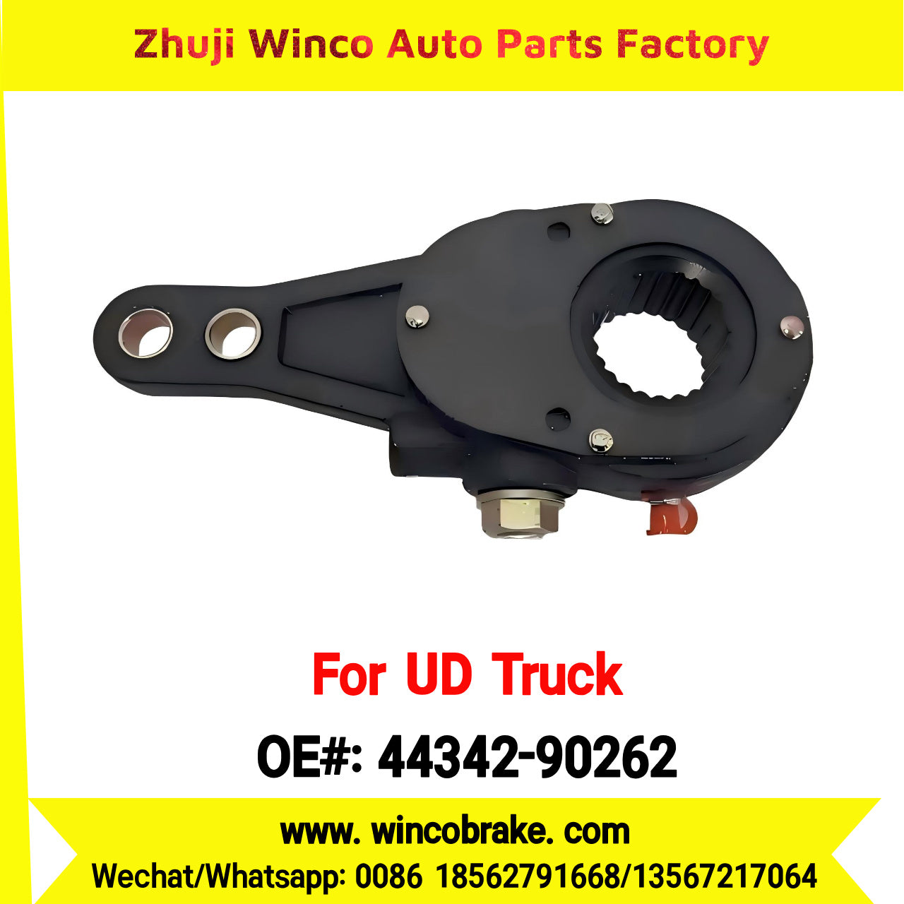 Winco OEM 44342-90262 Factory Supply Manual Slack Adjuster for Japanese UD Trucks