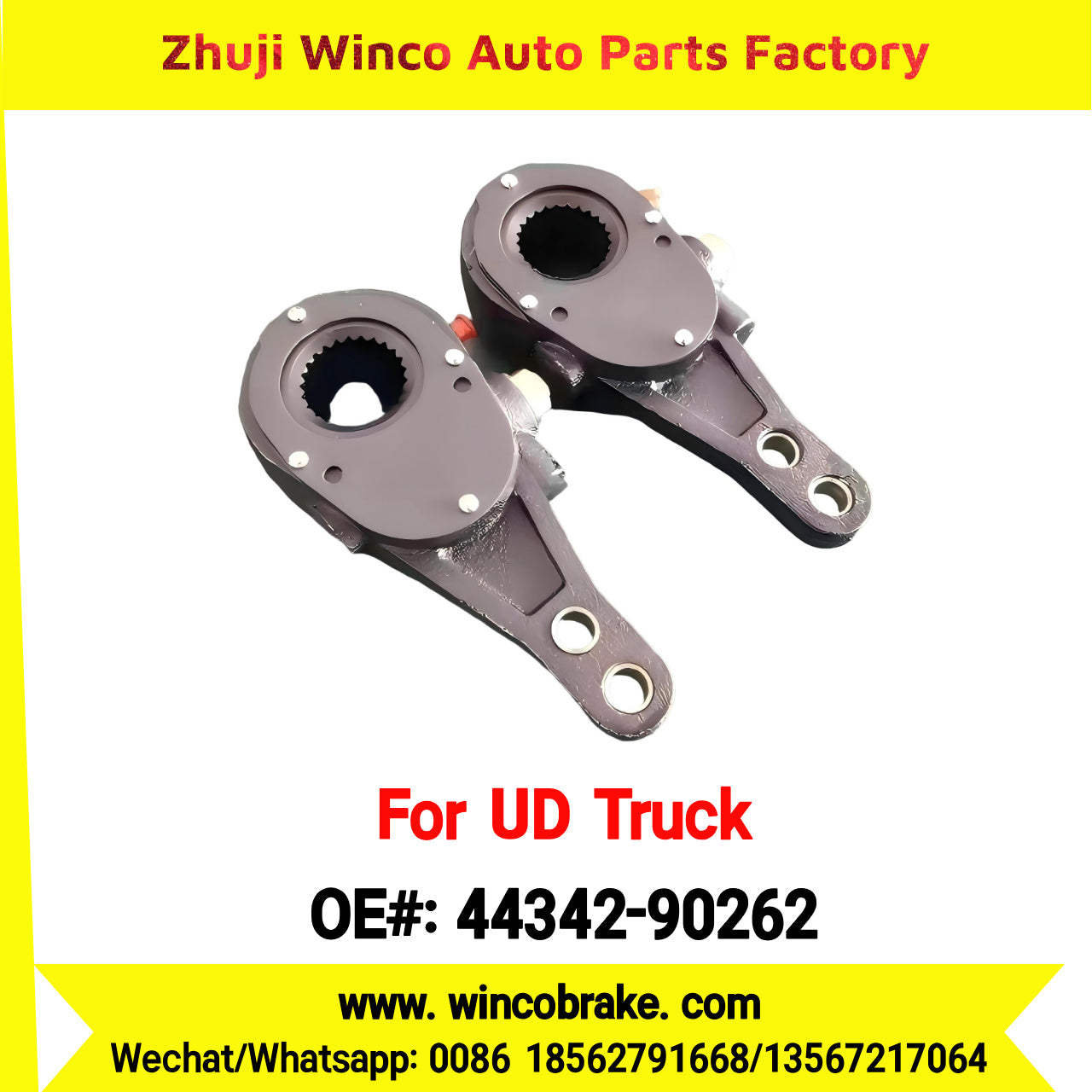 Winco OEM 44342-90262 Factory Supply Manual Slack Adjuster for Japanese UD Trucks