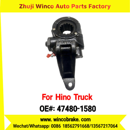 Winco OEM 47480-1580 Manual Slack Adjuster for Suit to Japanese Hino Trucks RH 14 Teeth Spare Parts to Fit Trailer for Southeast Asia Market