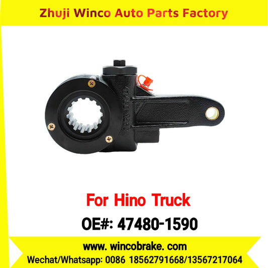 Winco OEM 47480-1590 Manual Slack Adjuster for Suit to Japanese Hino Trucks Straight 14 Teeth Spare Parts to Fit Trailer for Southeast Asia Market