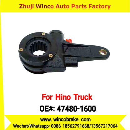 Winco OEM 47480-1600 Manual Slack Adjuster for Suit to Japanese Hino Trucks ZM TRUCKS Straight 14 Teeth Spare Parts to Fit Trailer for Southeast Asia Market