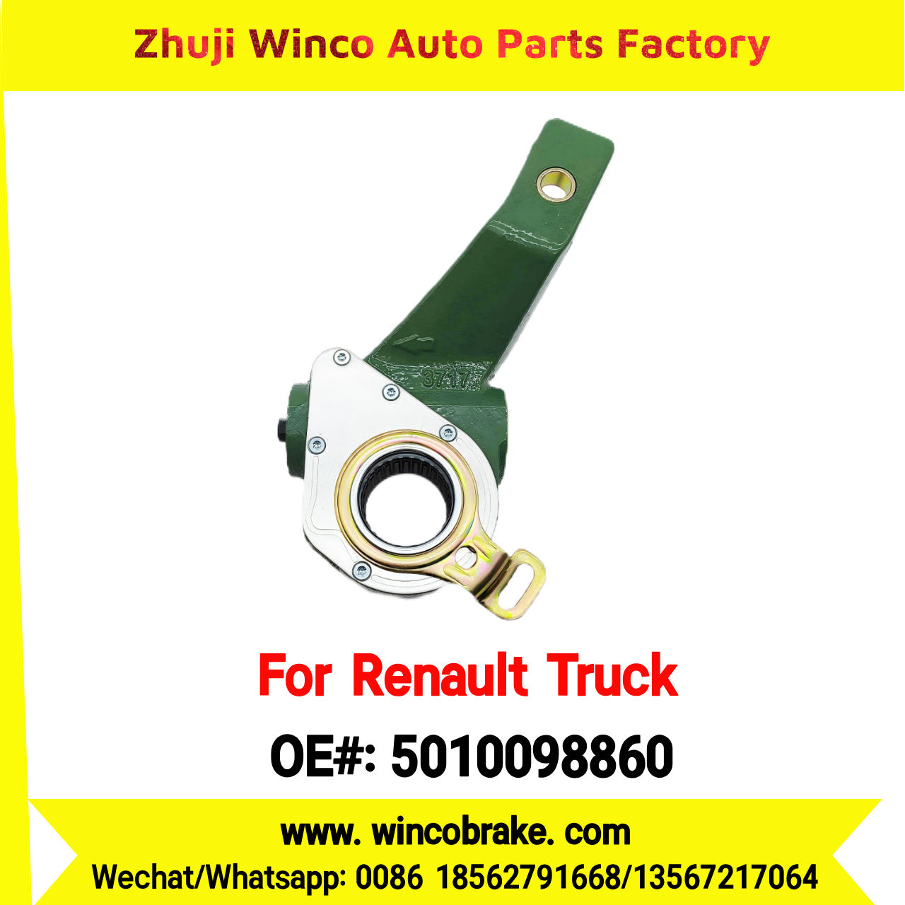 Winco OEM 5010098860 Automatic Slack Adjuster TO FIT Renault Truck REPLACES HALDEX 79294
