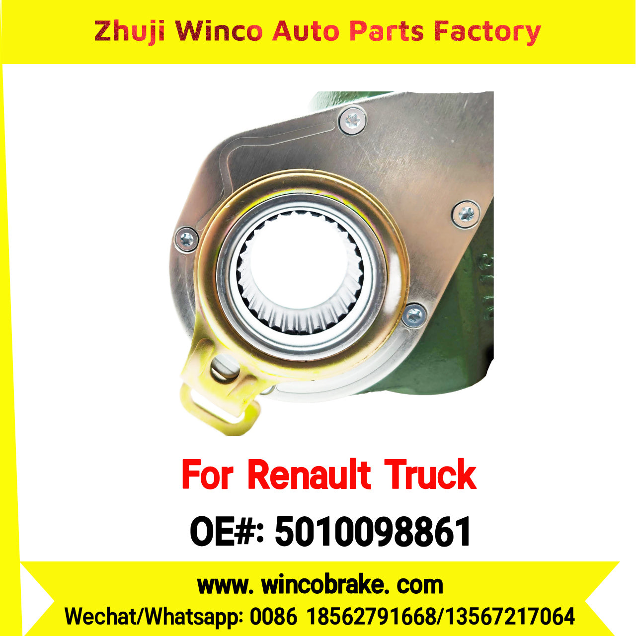Winco OEM 5010098861 Automatic Slack Adjuster TO FIT Renault Truck REPLACES HALDEX 79295