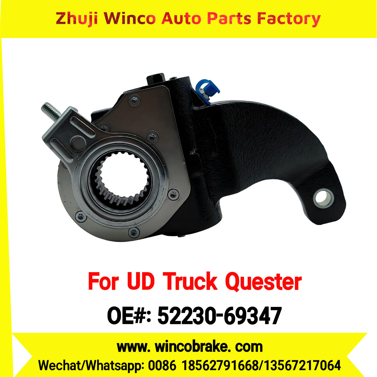 Winco OEM 52230-69347 Factory Supply Automatic Slack Adjuster for UD QUESTER to Southeast Asia Philippines Market
