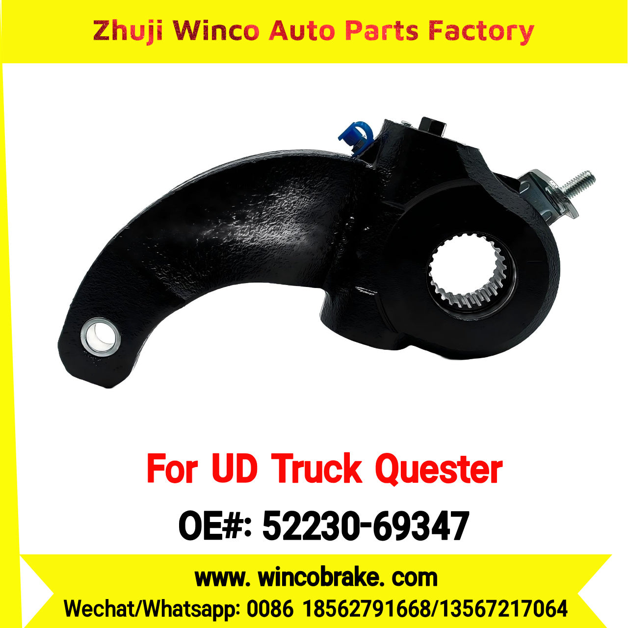 Winco OEM 52230-69347 Factory Supply Automatic Slack Adjuster for UD QUESTER to Southeast Asia Philippines Market