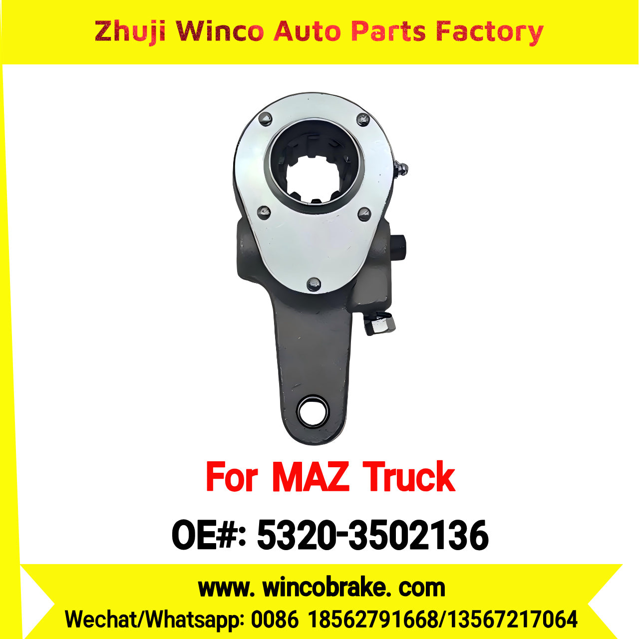 Winco OEM 5320-3502136 New Manual Slack Adjuster for Russian Market Export