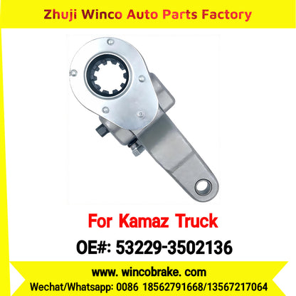 Winco OEM 53229-3502136 Manual Slack Adjuster for KAMAZ Trucks LH 10 Teeth
