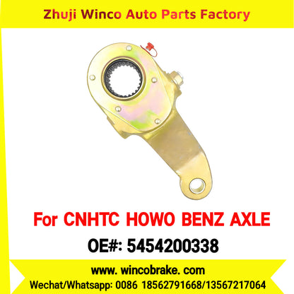 Winco OEM 5454200338 Manual Slack Adjuster for Auto Adjusting Arm for CNHTC HOWO BENZ AXLE Truck Spare Parts LH 26 Teeth