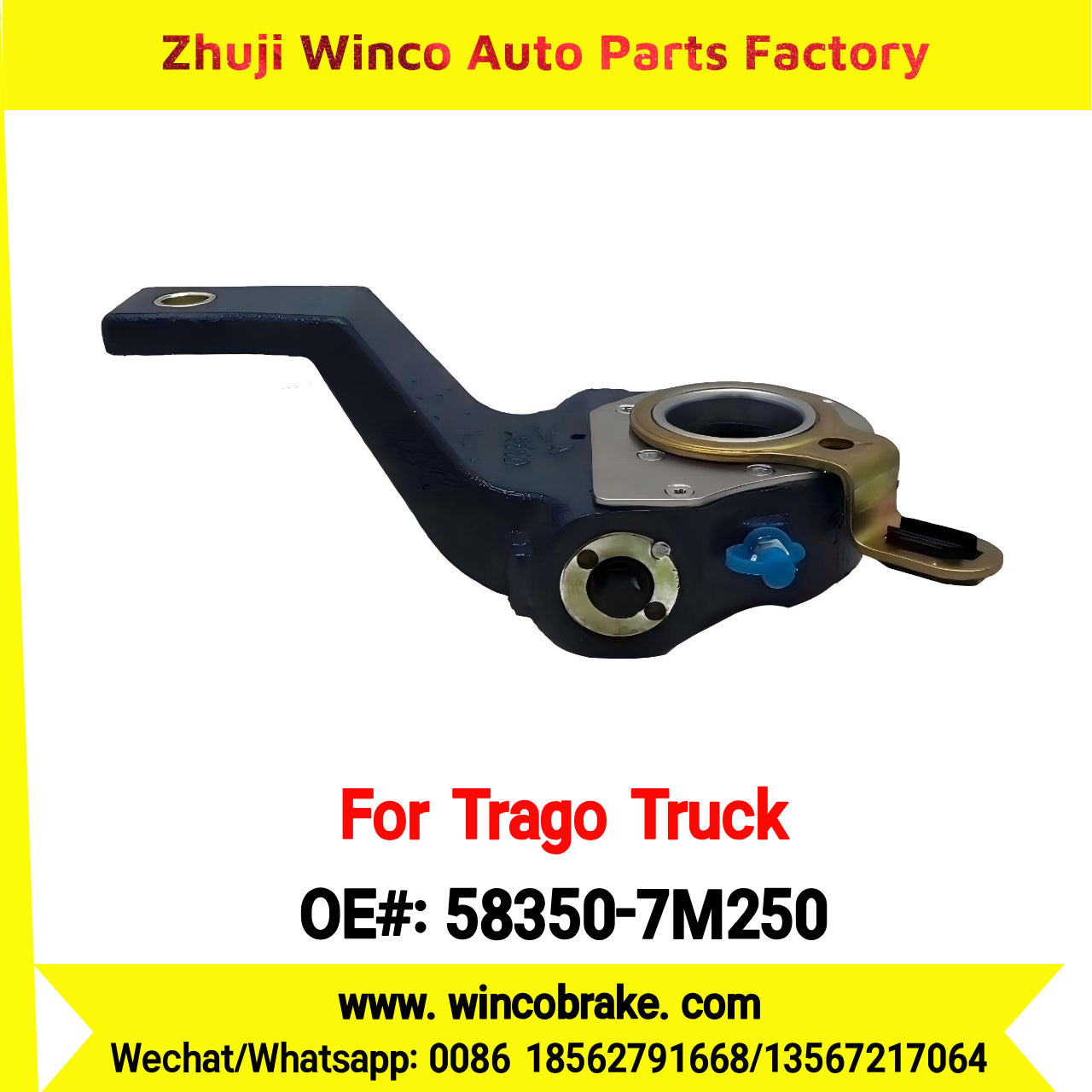 Winco OEM 58350-7M250 Factory Export Rear Auto Slack Adjuster for Trago Truck Condition New