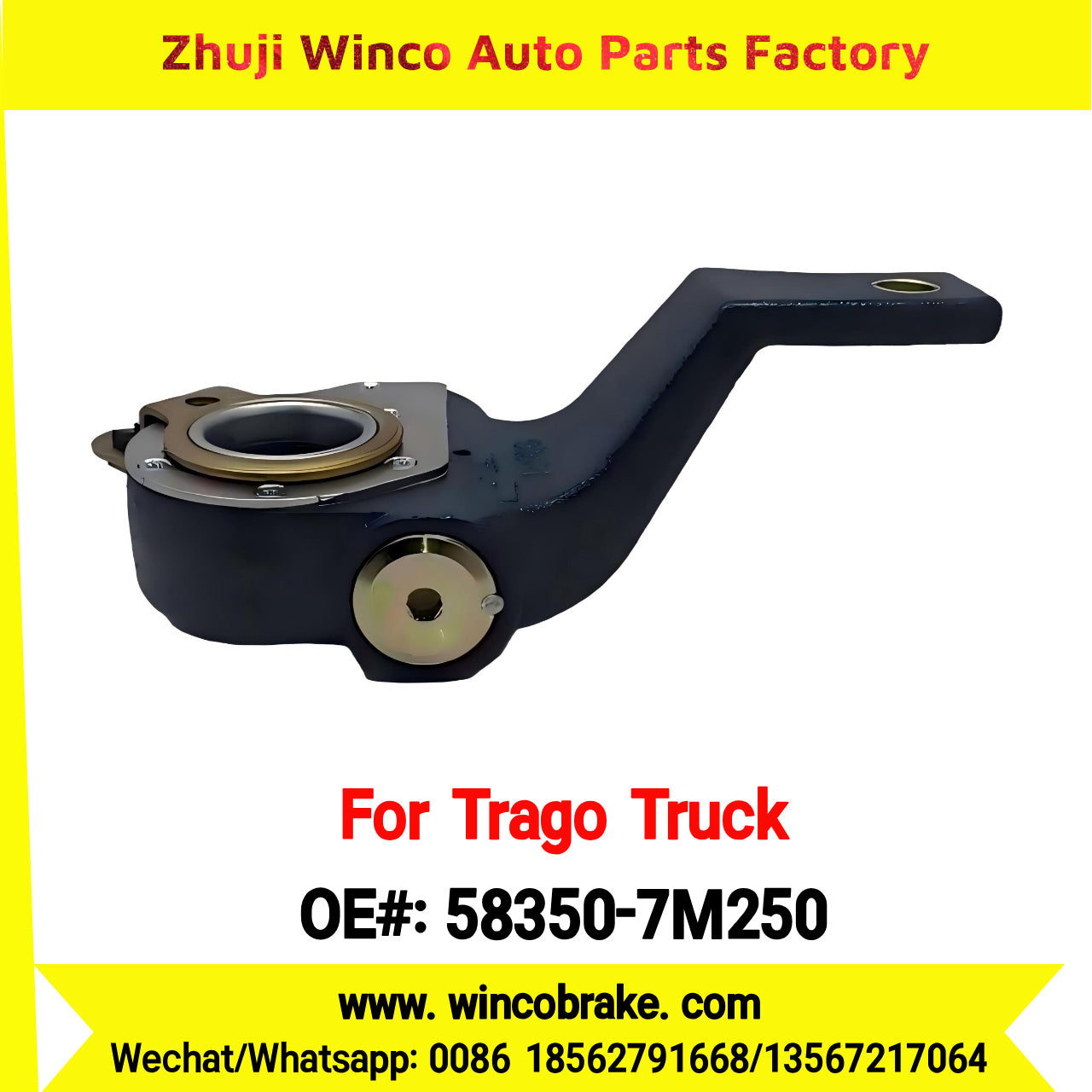 Winco OEM 58350-7M250 Factory Export Rear Auto Slack Adjuster for Trago Truck Condition New