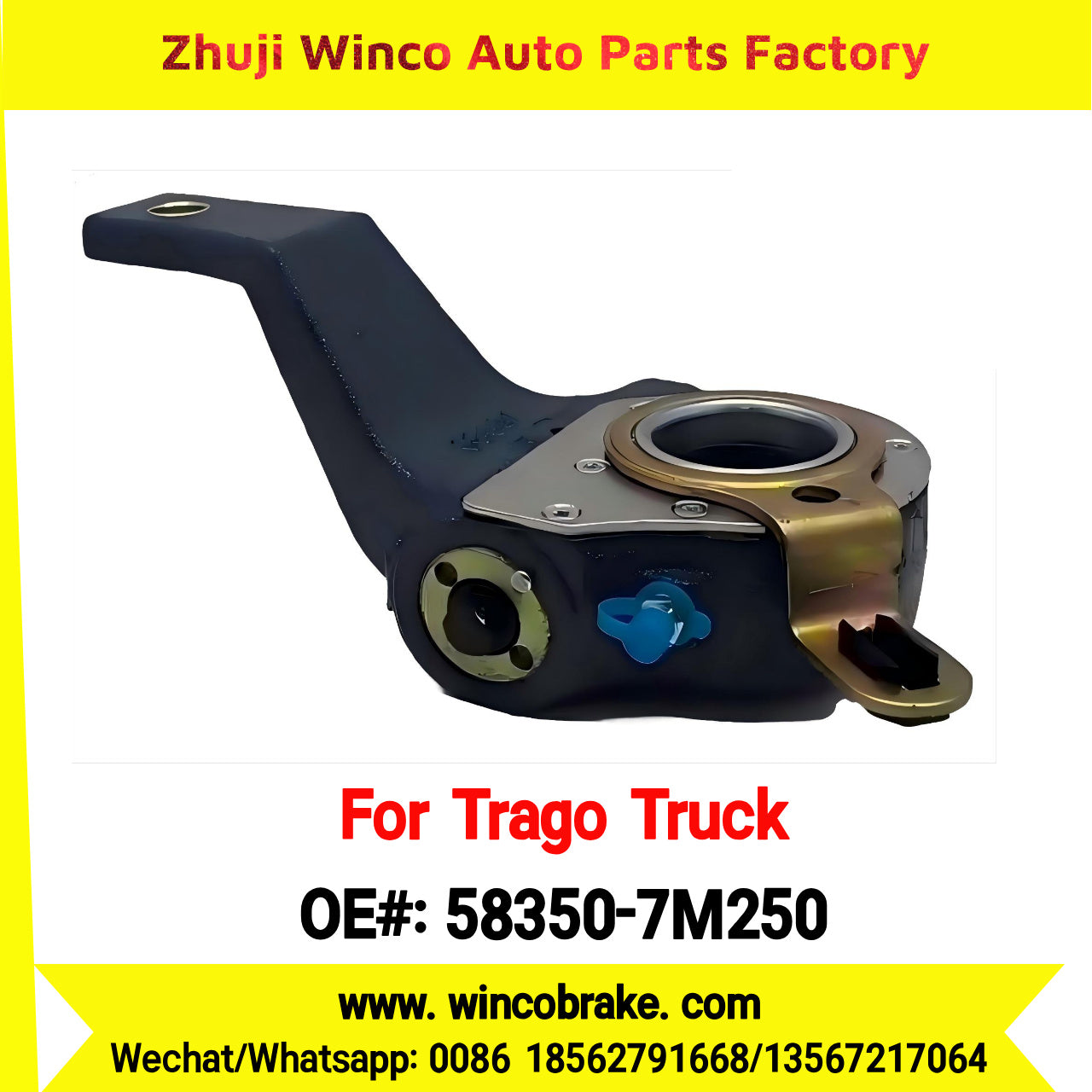 Winco OEM 58350-7M250 Factory Export Rear Auto Slack Adjuster for Trago Truck Condition New