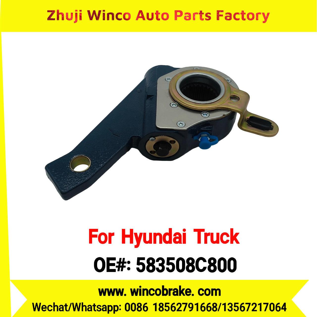 Winco OEM 583508C800 Automatic Slack Adjuster for Suit to Korea HYUNDAI & KIA Trucks & Buses to Southeast Asia Market