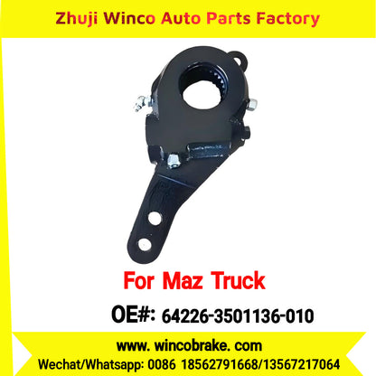 Winco OEM 64226-3501136-010 Automatic Slack Adjuster for Straight 25 Teeth MAZ Truck Russian Heavy Duty