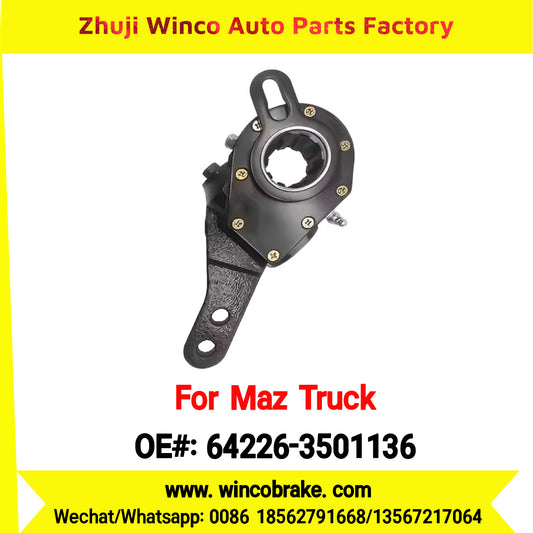 Winco OEM 64226-3501136 Automatic Slack Adjuster for Straight 10 Teeth MAZ Truck Russian Heavy Duty