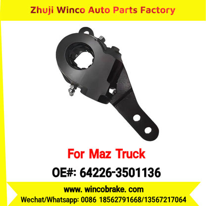 Winco OEM 64226-3501136 Automatic Slack Adjuster for Straight 10 Teeth MAZ Truck Russian Heavy Duty