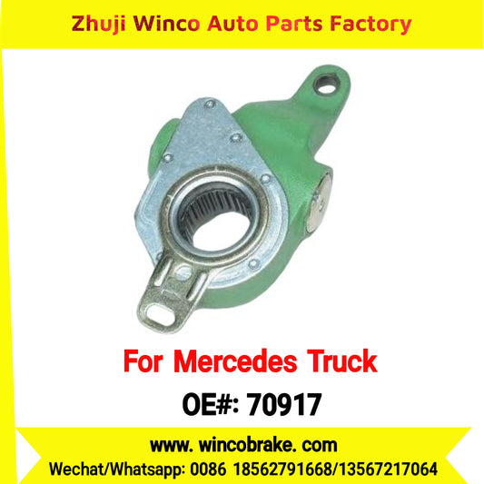 Winco OEM 70917 Brake Adjuster for Mercedes Benz Truck Automatic Slack Adjuster OEM 3854201138 Auto Parts Brake Adjusting Arm Haldex Type 1 Hole TO FIT MERCEDES Trucks LH 26 Teeth Replace Haldex 70917