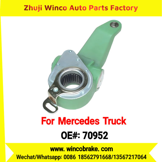 Winco OEM 70952 Brake Adjuster for Mercedes Benz Truck OEM 6174200338 Automatic Slack Adjuster Auto Parts Brake Adjusting Arm Haldex Type 1 Hole TO FIT MERCEDES Trucks LH 26 Teeth Replace Haldex 70952