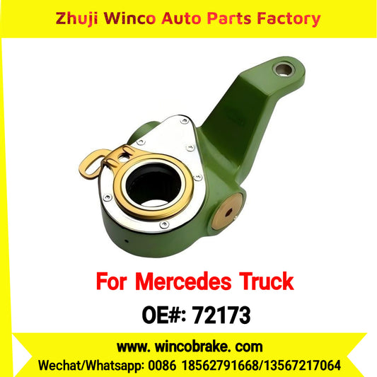 Winco OEM 72173 Brake Adjuster for Mercedes Benz Truck Automatic Slack Adjuster OEM 3874200038 Auto Parts Brake Adjusting Arm Haldex Type 1 Hole TO FIT MERCEDES Trucks LH 26 Teeth Replace Haldex 72173