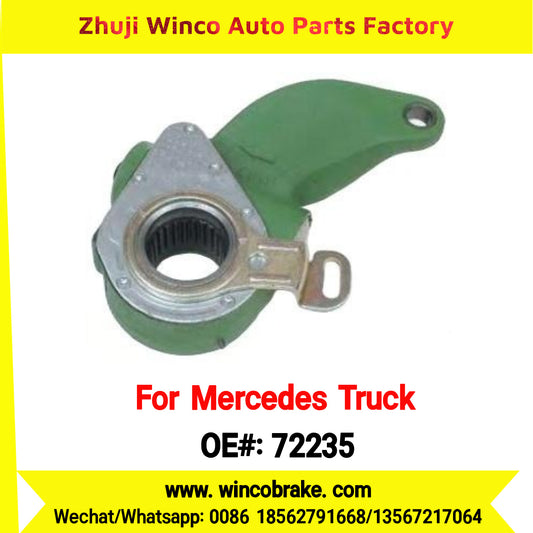Winco OEM 72235 Brake Adjuster for Mercedes Benz Truck Automatic Slack Adjuster OEM 6194200338 Auto Parts Brake Adjusting Arm Haldex Type 1 Hole TO FIT MERCEDES Trucks LH 26 Teeth Replace Haldex 72235