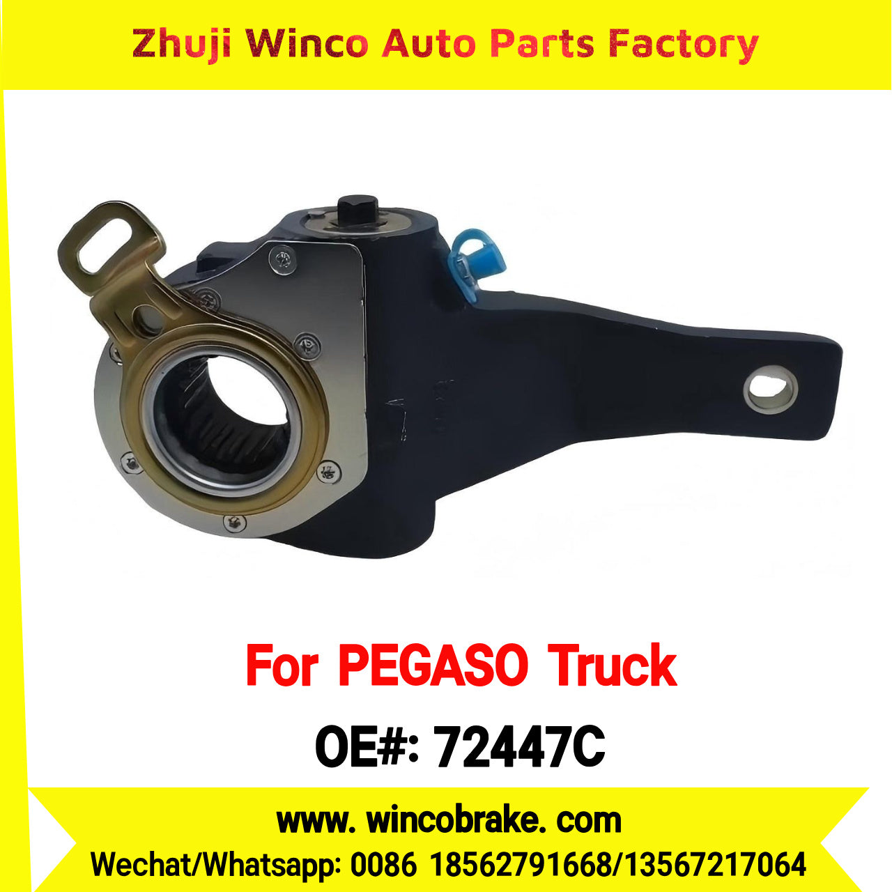 Winco OEM 72447C Factory Supply New 19 TEETH Automatic Slack Adjuster 72447C for PEGASO Trucks