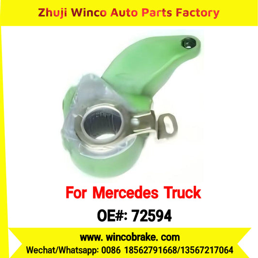 Winco OEM 72594 Brake Adjuster for Mercedes Benz Truck OEM 6524200138 Automatic Slack Adjuster Auto Parts Brake Adjusting Arm Haldex Type 1 Hole TO FIT MERCEDES Trucks RH 26 Teeth Replace Haldex 72594