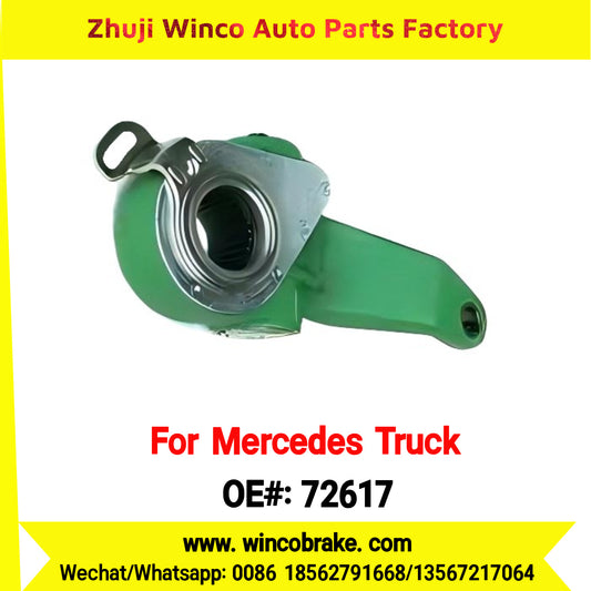 Winco OEM 72617 Brake Adjuster for Mercedes Benz Truck Automatic Slack Adjuster OEM 6194200738 Auto Parts Brake Adjusting Arm Haldex Type 1 Hole TO FIT MERCEDES Trucks RH 26 Teeth Replace Haldex 72617