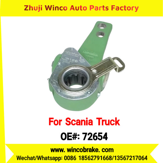 Winco OEM 72654 Automatic Slack Adjuster TO FIT Scania TRUCK & BUS Replaces OEM 1112841 Straight 10 Teeth