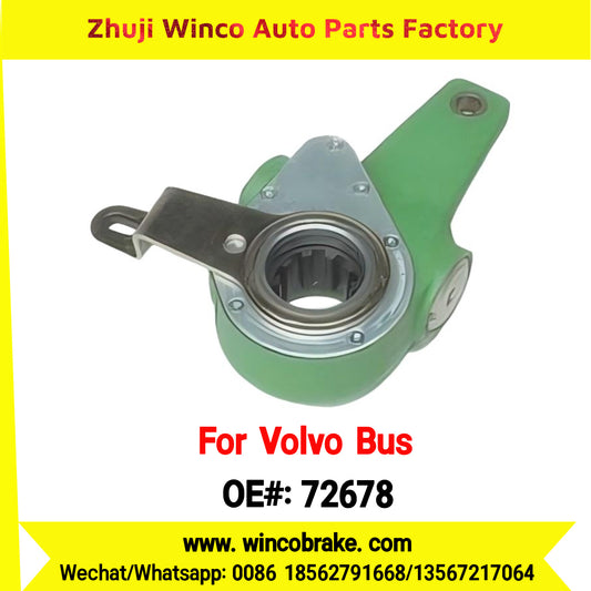 Winco OEM 72678 Automatic Slack Adjuster TO FIT Volvo Bus Replaces OEM 1196321 Straight 10 Teeth Haldex 72678