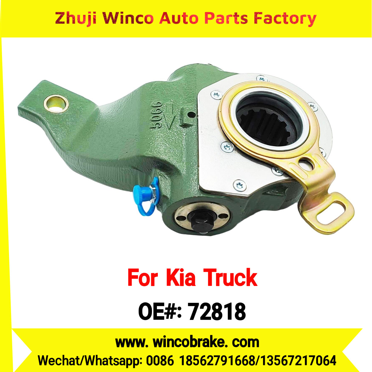 Winco OEM 72818 Automatic Slack Adjuster LH 12 Teeth Suit to Korea Korea Truck to replace Haldex 72818 for Southeast Asia Market