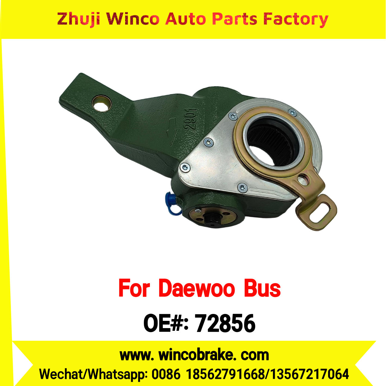 Winco OEM 72856 Automatic Slack Adjuster for Suit to Daewoo Truck and Bus South Korea